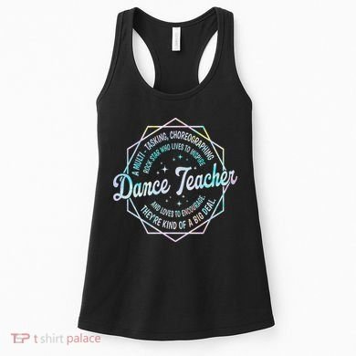 Dance Teacher Back To School Dancer Dance Instructor Tie Dye Women's Tank Top