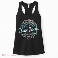 Dance Teacher Back To School Dancer Dance Instructor Tie Dye Women's Tank Top thumb 0