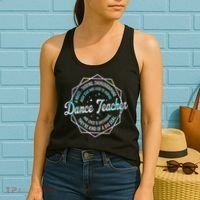 Dance Teacher Back To School Dancer Dance Instructor Tie Dye Women's Tank Top thumb 2