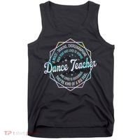 Dance Teacher Back To School Dancer Dance Instructor Tie Dye Tank Top thumb 0
