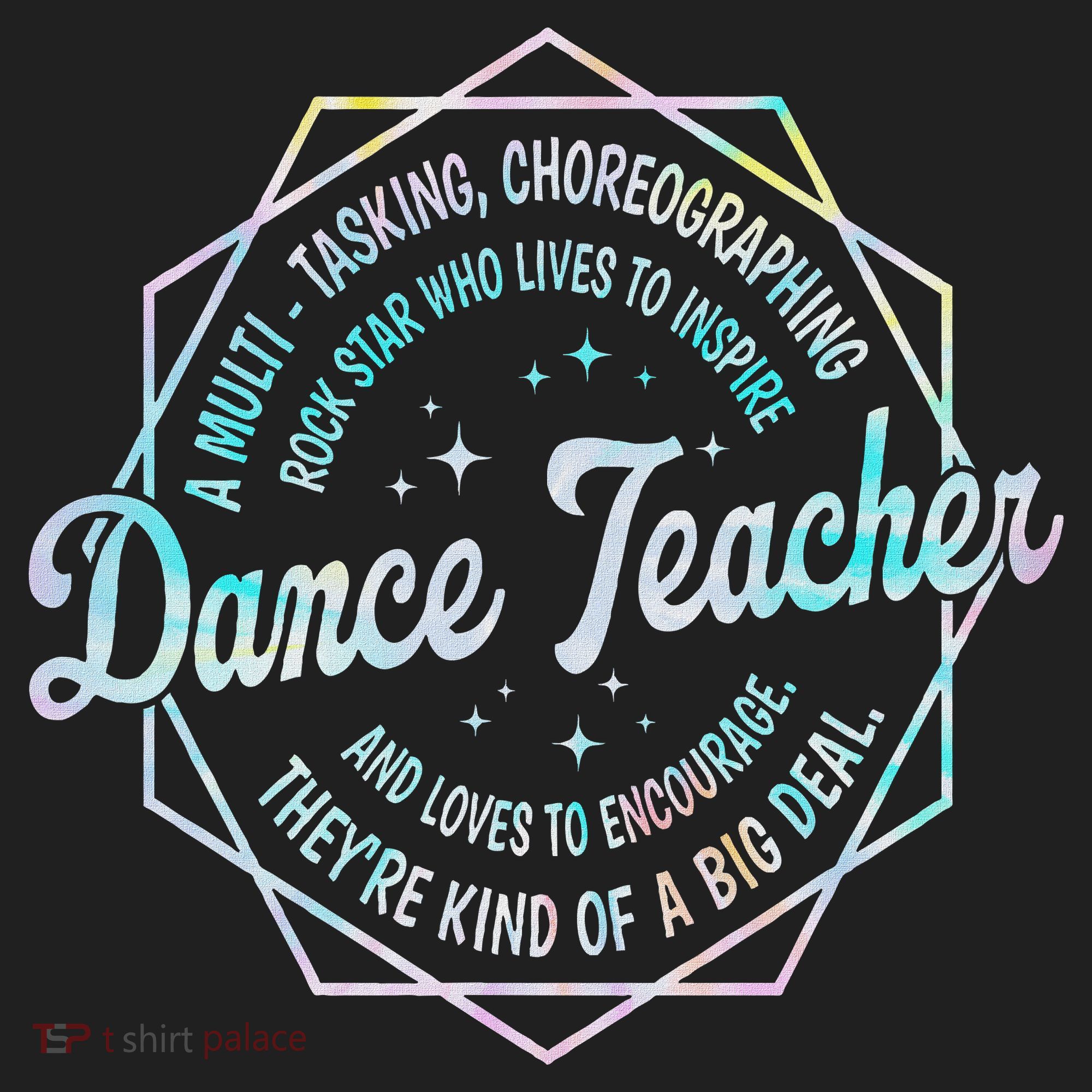 Dance Teacher Back To School Dancer Dance Instructor Tie Dye Golf Towel