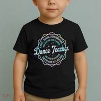 Dance Teacher Back To School Dancer Dance Instructor Tie Dye Toddler T-Shirt thumb 2