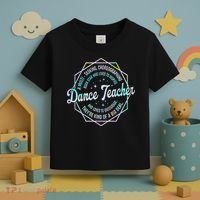 Dance Teacher Back To School Dancer Dance Instructor Tie Dye Toddler T-Shirt thumb 3