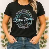 Dance Teacher Back To School Dancer Dance Instructor Tie Dye Women's T-Shirt thumb 2