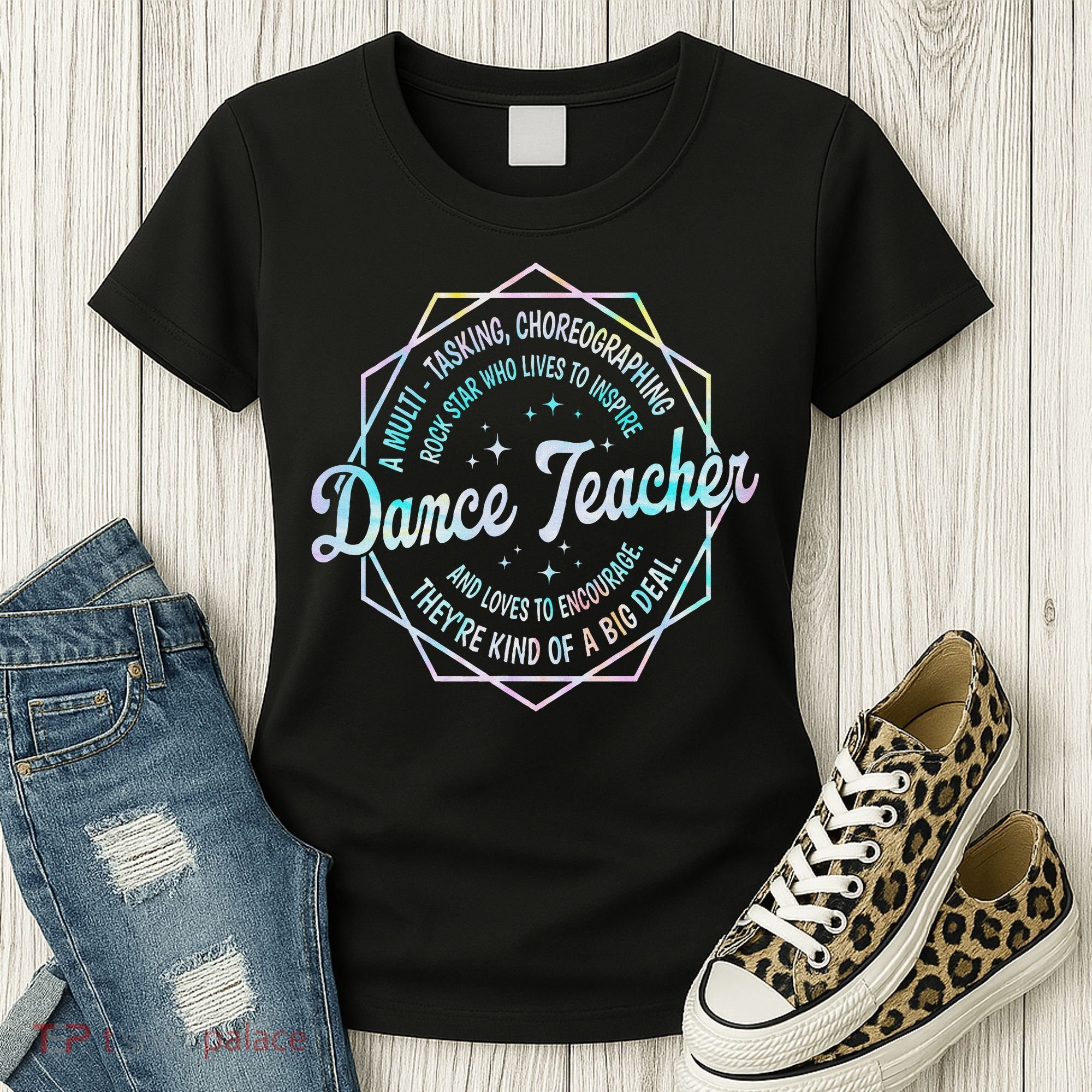 Dance Teacher Back To School Dancer Dance Instructor Tie Dye Women's T-Shirt