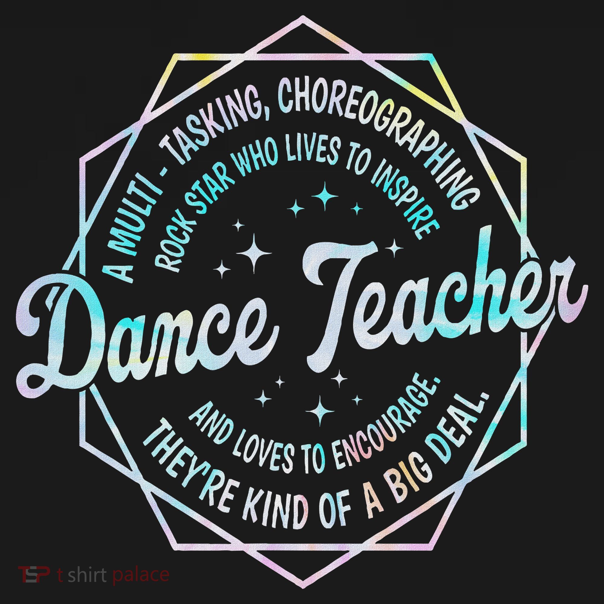 Dance Teacher Back To School Dancer Dance Instructor Tie Dye Kids Hoodie