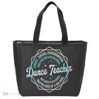 Dance Teacher Back To School Dancer Dance Instructor Tie Dye Tote Bag thumb 0