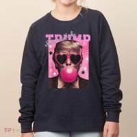 Donald Trump B.U.B.Bl.E G.U.M P.I.N.K. Sunglasses Women's Sweatshirt thumb 0