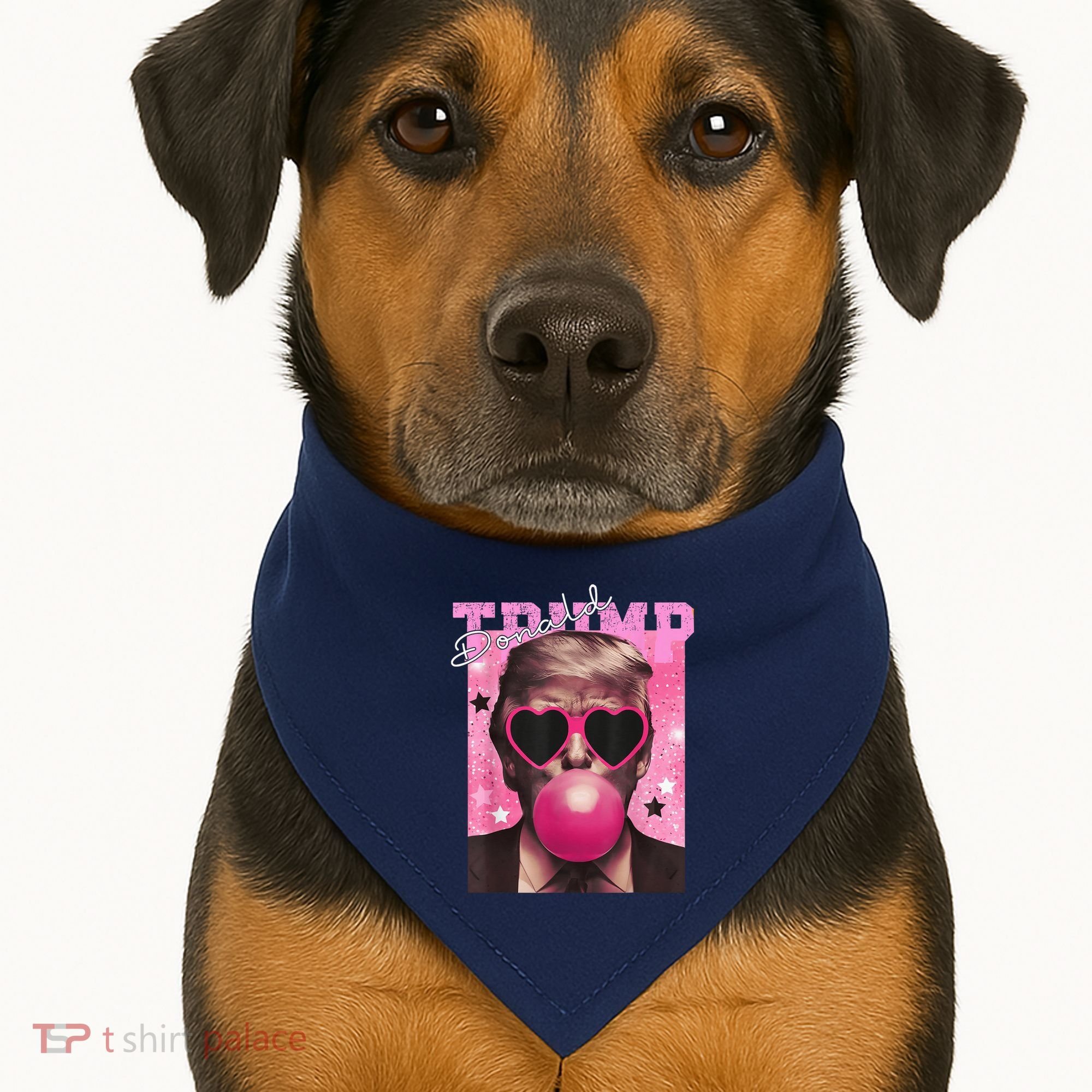 Donald Trump B.U.B.Bl.E G.U.M P.I.N.K. Sunglasses USA-Made Doggie Bandana