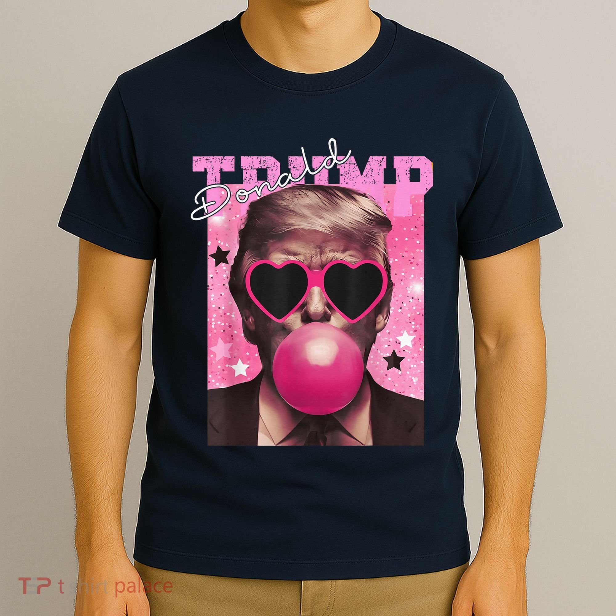 Donald Trump B.U.B.Bl.E G.U.M P.I.N.K. Sunglasses T-Shirt