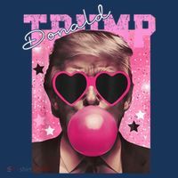 Donald Trump B.U.B.Bl.E G.U.M P.I.N.K. Sunglasses Women's Hoodie thumb 2