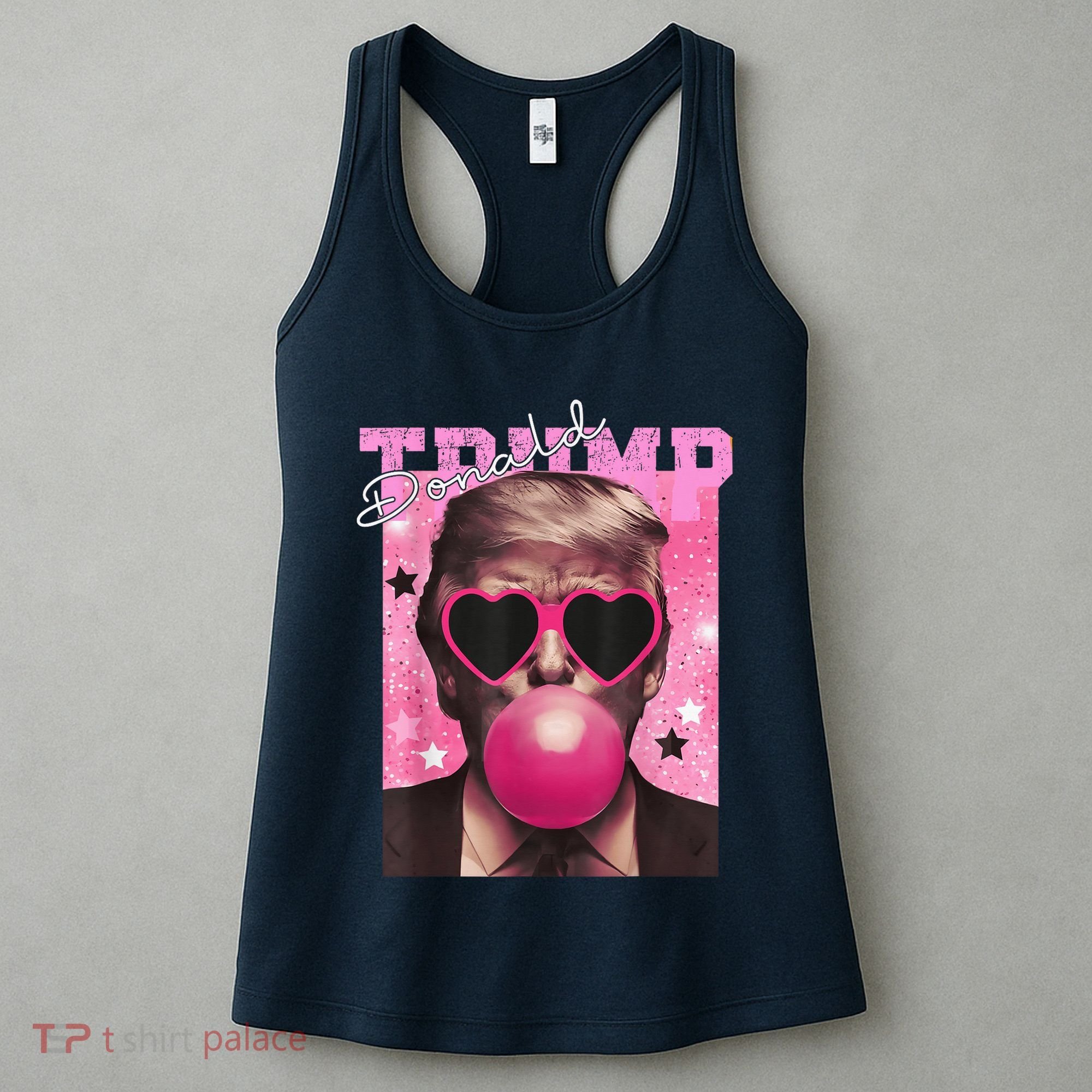 Donald Trump B.U.B.Bl.E G.U.M P.I.N.K. Sunglasses Women's Tank Top