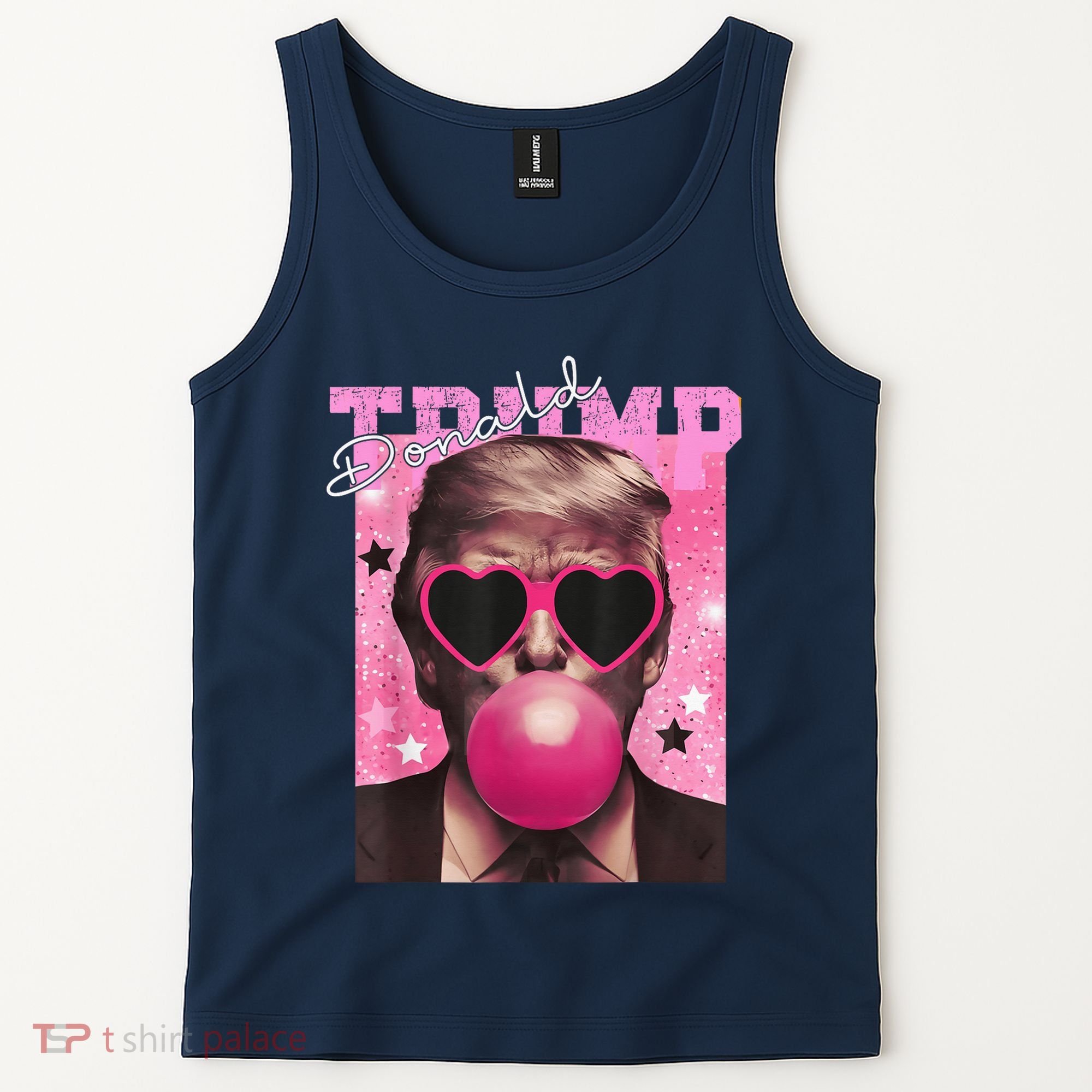 Donald Trump B.U.B.Bl.E G.U.M P.I.N.K. Sunglasses Tank Top