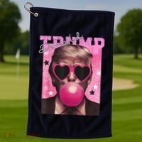 Donald Trump B.U.B.Bl.E G.U.M P.I.N.K. Sunglasses Golf Towel thumb 1