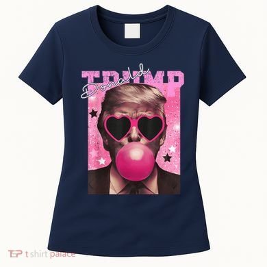 Donald Trump B.U.B.Bl.E G.U.M P.I.N.K. Sunglasses Women's T-Shirt