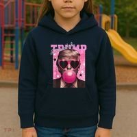 Donald Trump B.U.B.Bl.E G.U.M P.I.N.K. Sunglasses Kids Hoodie thumb 3