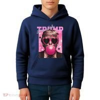 Donald Trump B.U.B.Bl.E G.U.M P.I.N.K. Sunglasses Kids Hoodie thumb 4
