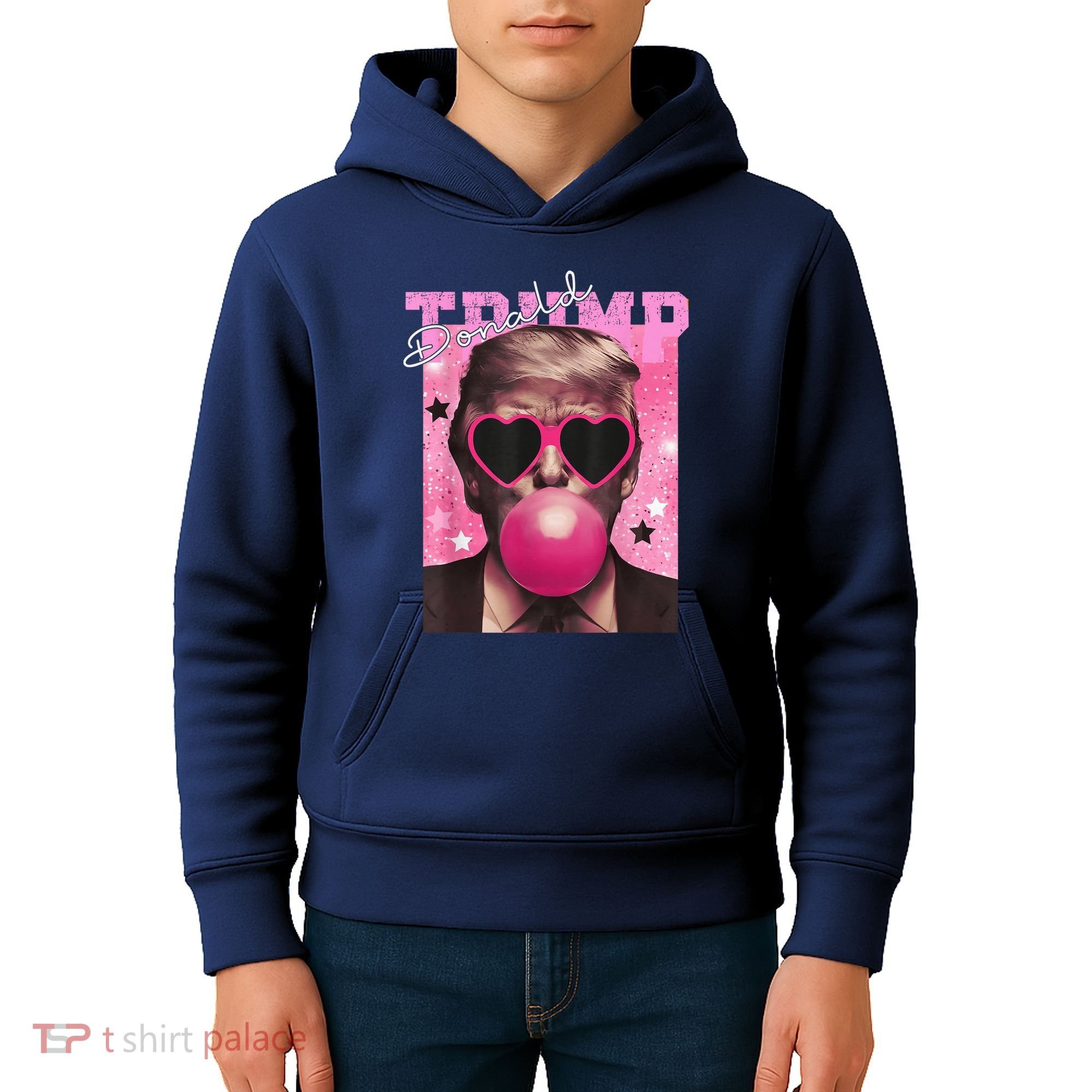 Donald Trump B.U.B.Bl.E G.U.M P.I.N.K. Sunglasses Kids Hoodie