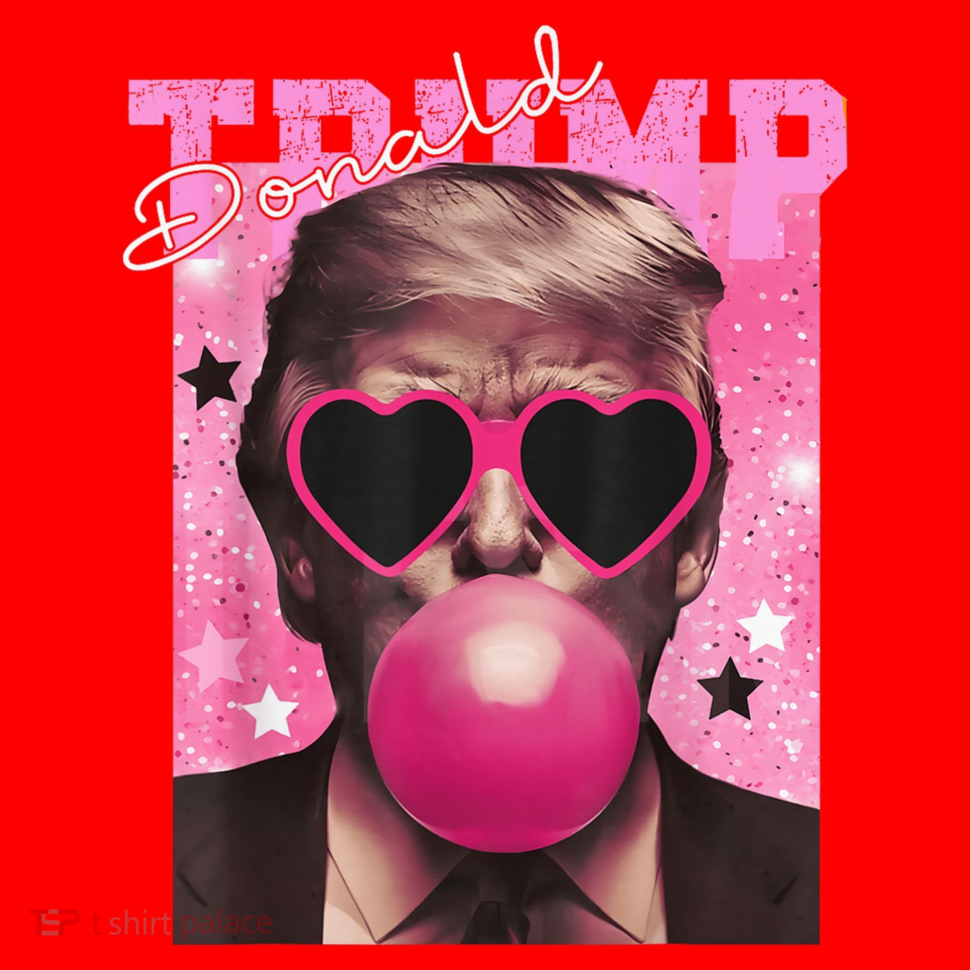 Donald Trump B.U.B.Bl.E G.U.M P.I.N.K. Sunglasses Santa Hat