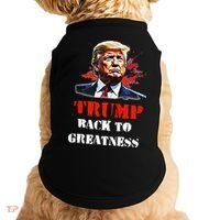 Donald Trump Back To Greatness President Trump 2024 Doggie Tank thumb 0