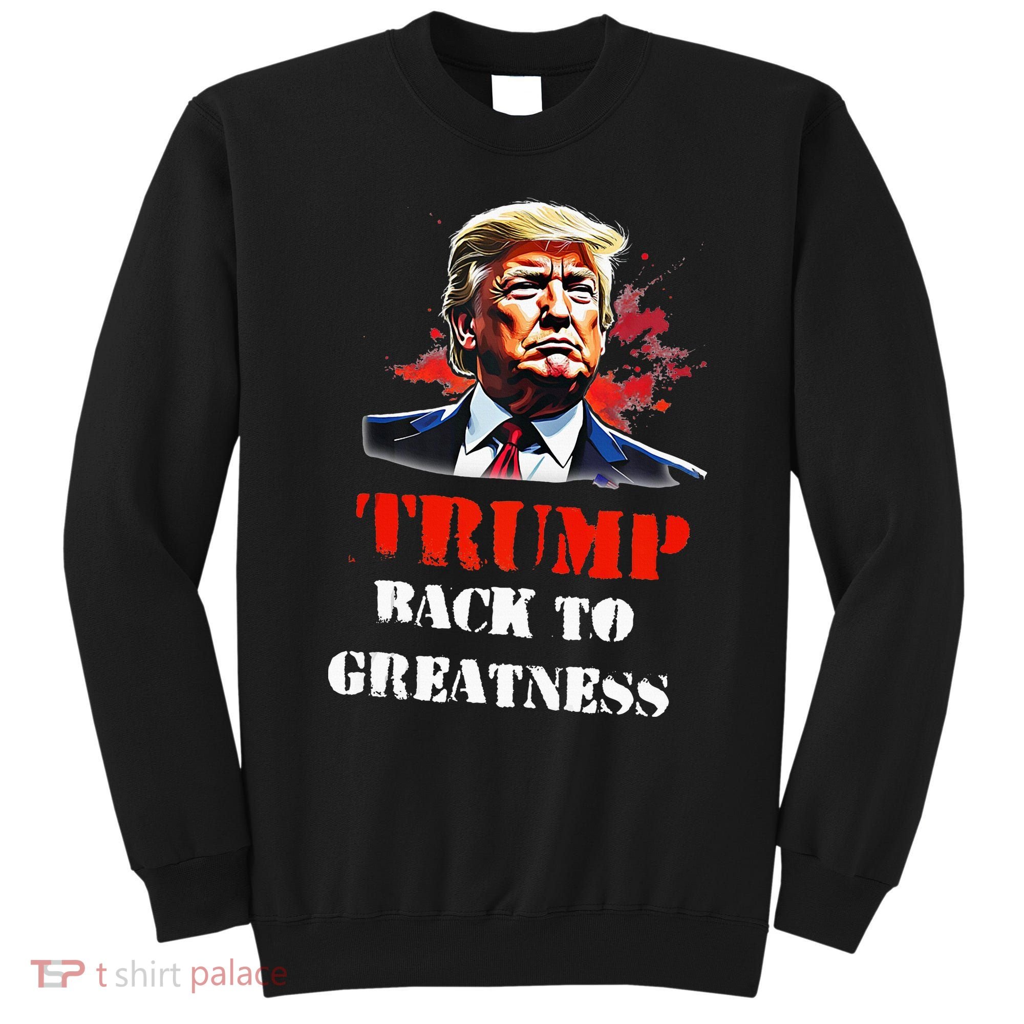 Donald Trump Back To Greatness President Trump 2024 Sweatshirt