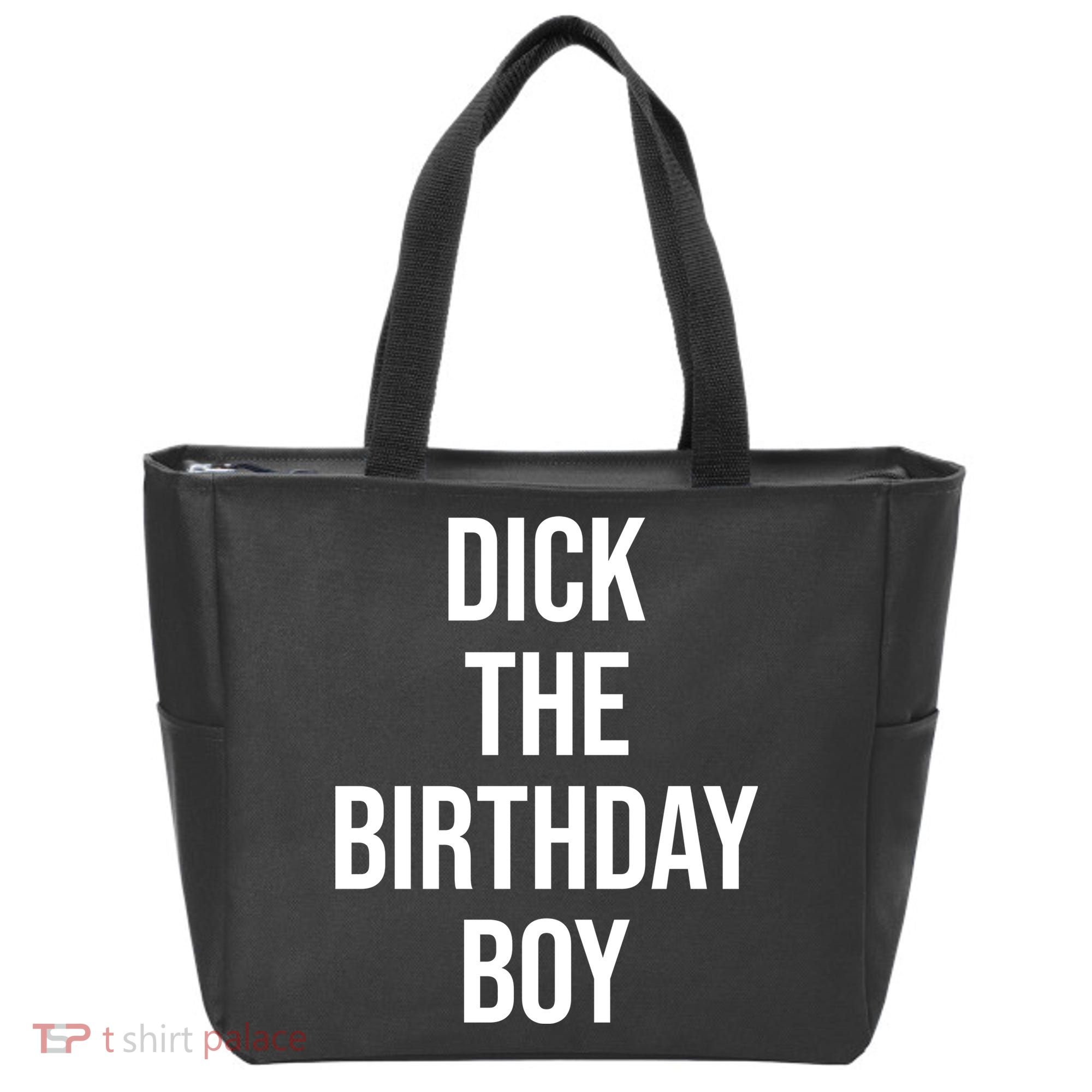 Dick The Birthday Boy Funny Humor Meme Tote Bag
