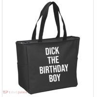 Dick The Birthday Boy Funny Humor Meme Tote Bag thumb 2