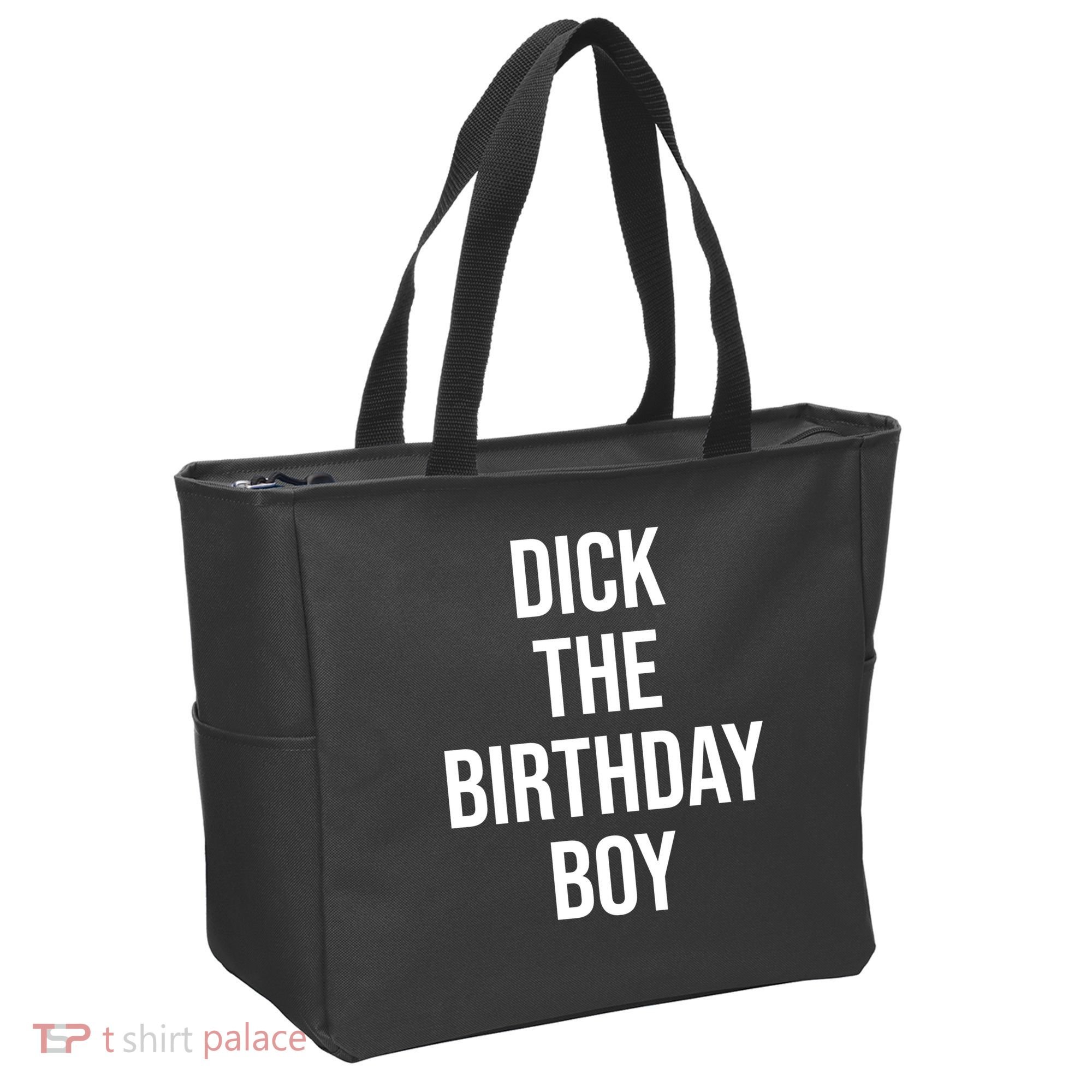 Dick The Birthday Boy Funny Humor Meme Tote Bag