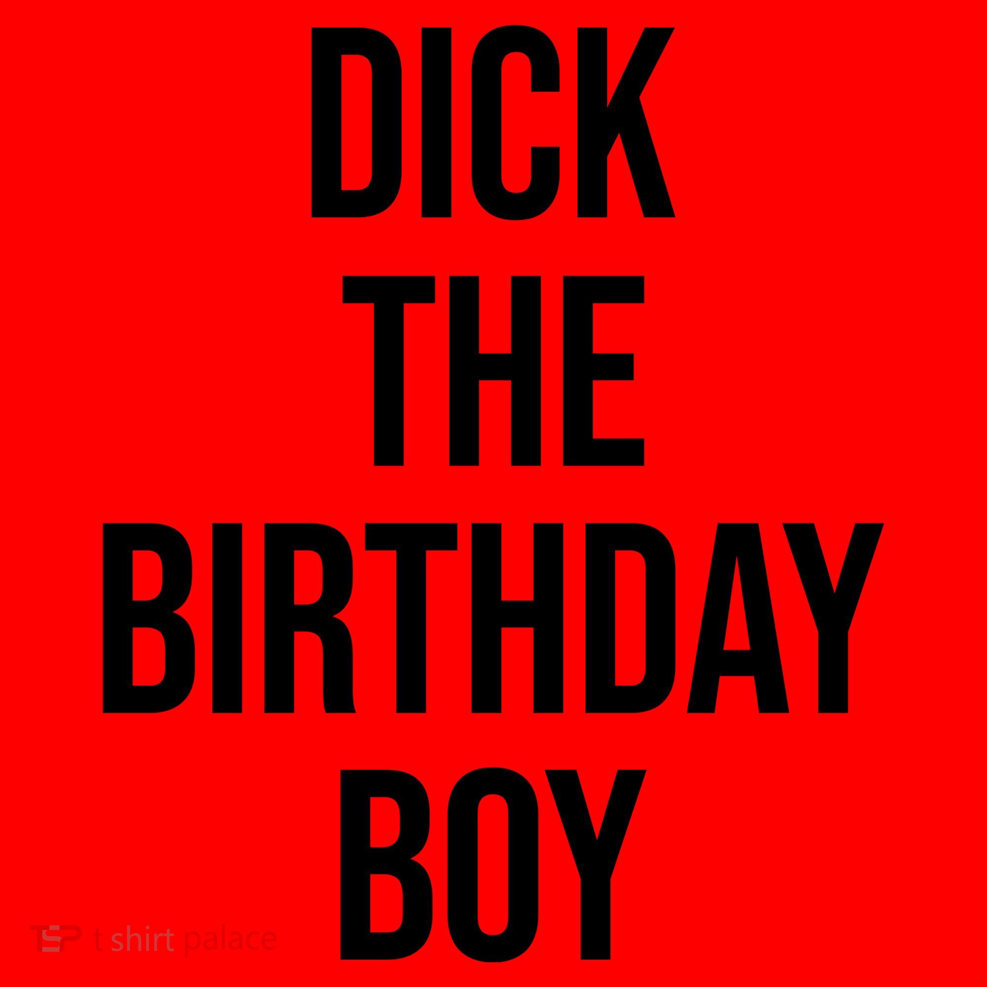 Dick The Birthday Boy Funny Humor Meme Santa Hat