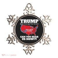 Donald Trump Better Coverage Can You Hear Us Now Electoral Map 2024 Ornament thumb 0