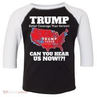 Donald Trump Better Coverage Can You Hear Us Now Electoral Map 2024 Toddler Fine Jersey T-Shirt thumb 0