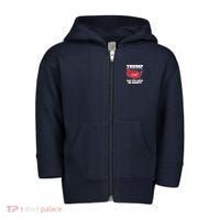 Donald Trump Better Coverage Can You Hear Us Now Electoral Map 2024 Toddler Zip Fleece Hoodie thumb 0