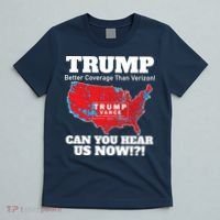 Donald Trump Better Coverage Can You Hear Us Now Electoral Map 2024 T-Shirt thumb 5