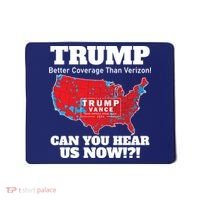 Donald Trump Better Coverage Can You Hear Us Now Electoral Map 2024 Mousepad thumb 0