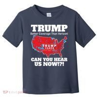 Donald Trump Better Coverage Can You Hear Us Now Electoral Map 2024 Toddler T-Shirt thumb 0