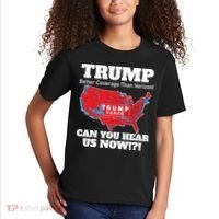 Donald Trump Better Coverage Can You Hear Us Now Electoral Map 2024 Kids T-Shirt thumb 2