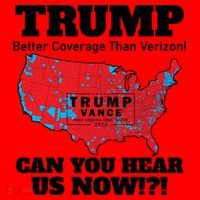 Donald Trump Better Coverage Can You Hear Us Now Electoral Map 2024 Santa Hat thumb 1