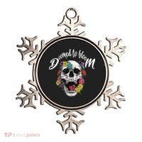 Doomed to Bloom Skull and Flowers Sobriety Ornament thumb 0