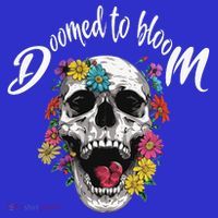 Doomed to Bloom Skull and Flowers Sobriety Mousepad thumb 1