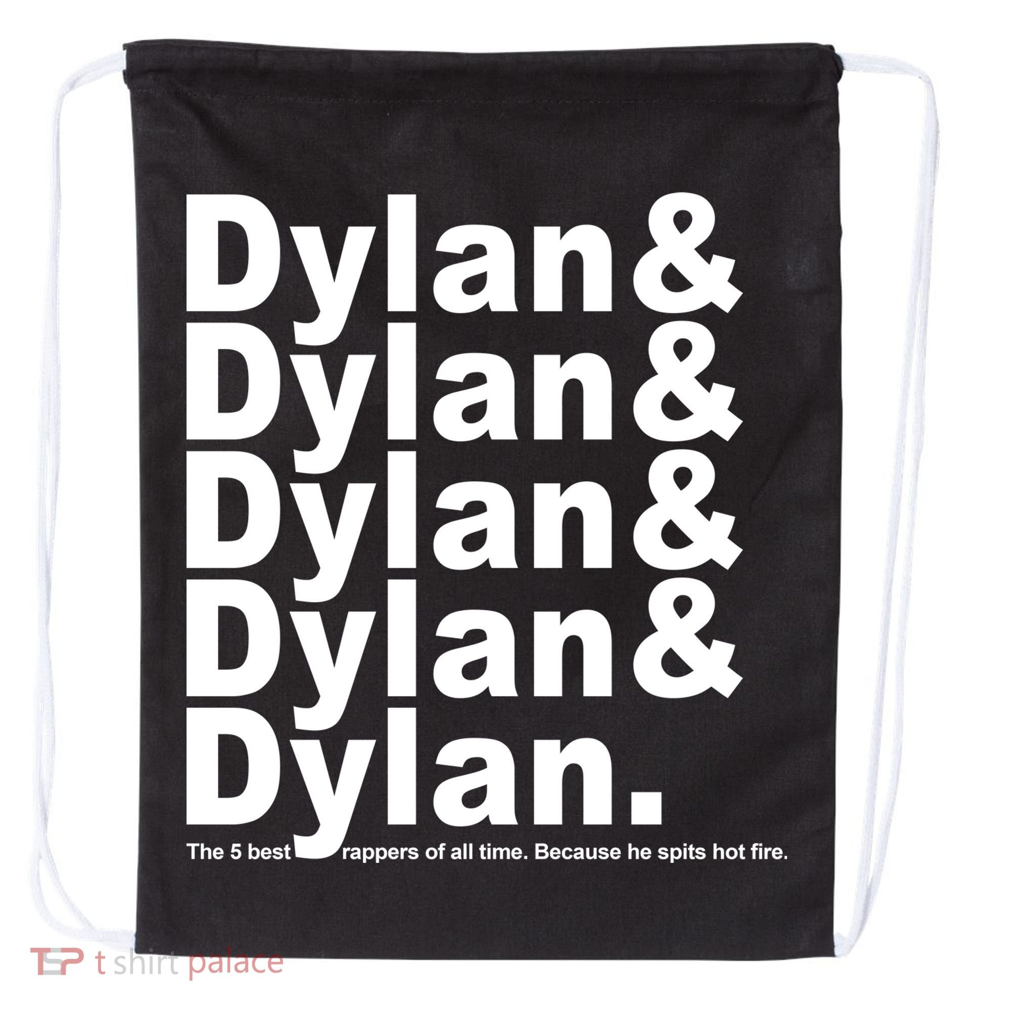 Dylan The Best Rappers Of All Time Drawstring Bag