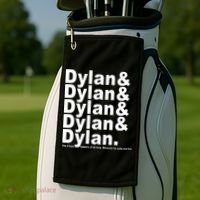 Dylan The Best Rappers Of All Time Golf Towel thumb 2