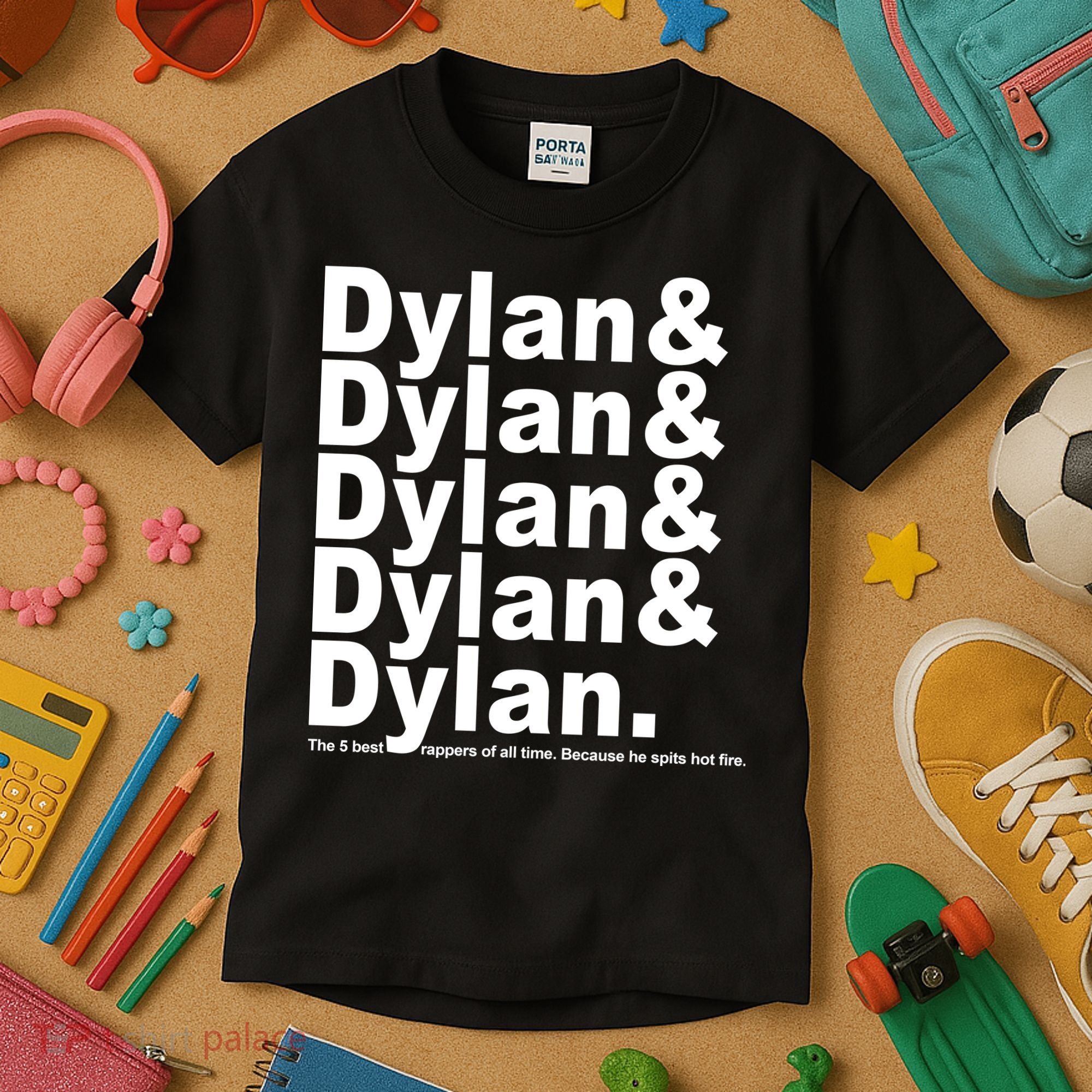Dylan The Best Rappers Of All Time Kids T-Shirt