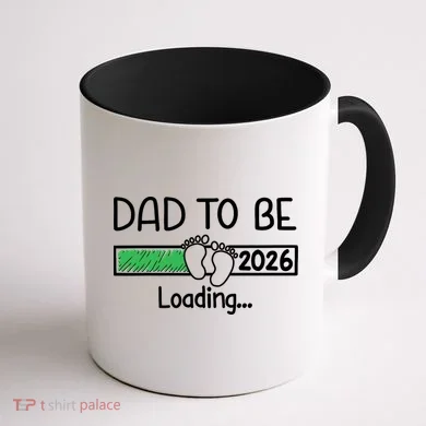 Dad To Be 2026 Dad Loading  Coffee Mug back