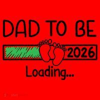 Dad To Be 2026 Dad Loading  Santa Hat thumb 1