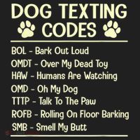 Dog Texting Codes Funny Dog Lover Beanie thumb 2
