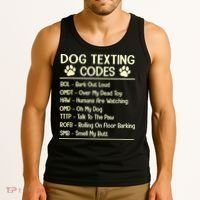 Dog Texting Codes Funny Dog Lover Tank Top thumb 3