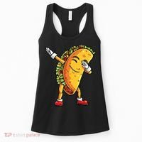 Dabbing Taco Cinco de Mayo Funny Mexican Food Dab Women's Tank Top thumb 0