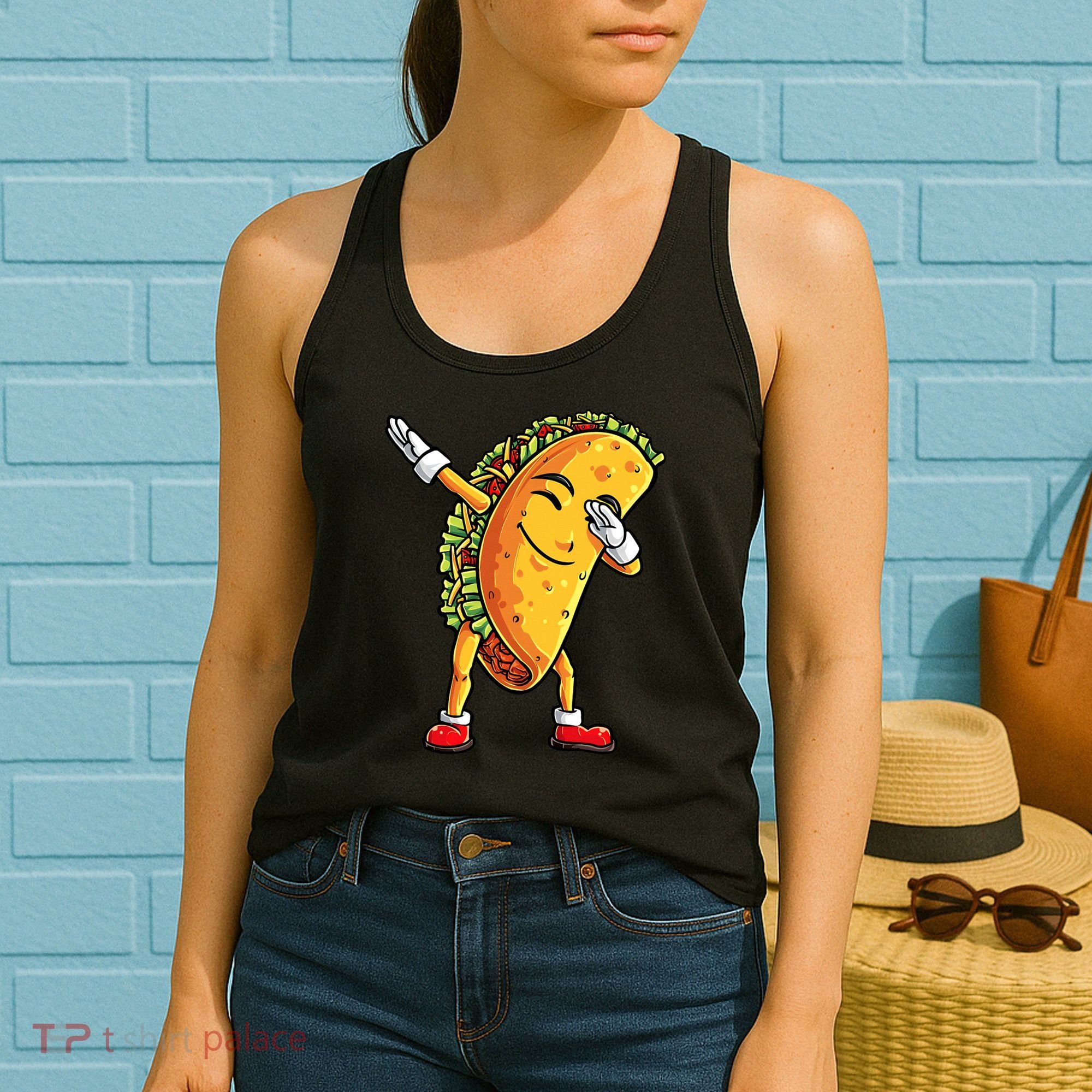 Dabbing Taco Cinco de Mayo Funny Mexican Food Dab Women's Tank Top