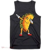 Dabbing Taco Cinco de Mayo Funny Mexican Food Dab Tank Top thumb 0