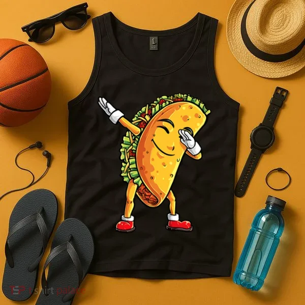 Dabbing Taco Cinco de Mayo Funny Mexican Food Dab Tank Top